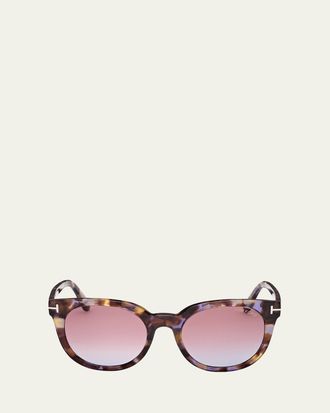 Tom Ford Moira Acetate Butterfly Sunglasses