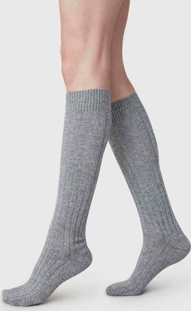 Swedish Stockings Bodil Chunky Knee High Socks in Grey at Nordstrom, Size 39-41
