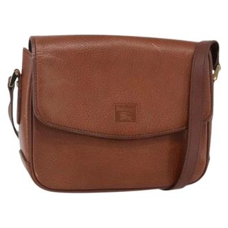 Burberry Pre-owned Cross Body Bags, female, Brown, Size: ONE SIZE Pre-owned Vintage Shoulder Bag