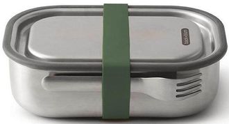 black+blum Multifunktionelle Edelstahl Lunch-Box Blum 1000 ml - Olive