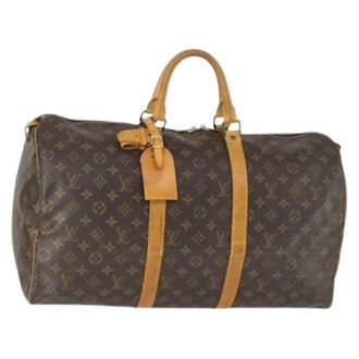 Louis Vuitton Pre-owned Weekend Bags, female, Brown, Size: ONE SIZE Pre-owned Boston Bag