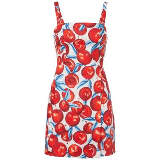 Farm Rio Farm Rio Womens Sleeveless Mini Dress, Cherry Blossom
