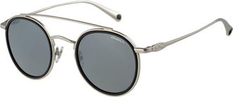 O'Neill ONS CARILLO2.0 Polarized SIL Mens Sunglasses Silver Size 50