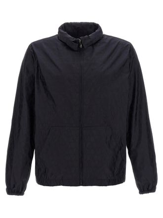 Valentino Garavani Blue Polyamide Shell Mens Jacket