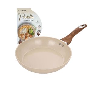 KASANOVA Padella 26 cm in ceramica taupe New Ceramic