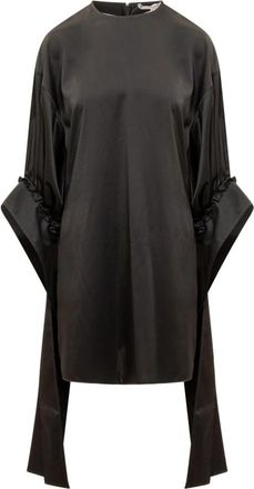 J.W.Anderson Tab Sleeve Dress - Dames - Korte kleedjes - Zwart - 2XS - Kleedjes