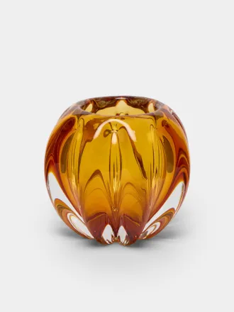 Yali Glass Fiori Bolla Hand-Blown Murano Glass Vase (9.5in/24cm)