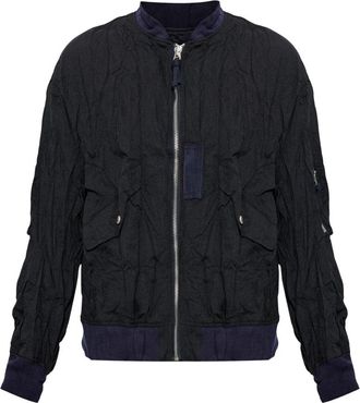 Comme Des Gar&ccedil;ons Jas met zakken - Heren - Bomber jackets - Zwart - L - Wol - Jassen