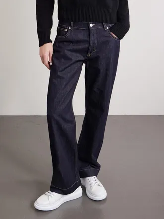 Alexander McQueen Exaggerated-Sole Leather Sneakers