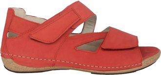 Waldl&auml;ufer Heliett Sandaal - Dames - Schoenen - Rood - Maat: 35 EU Zijde