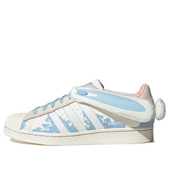 adidas originals Superstar Papercut x Melting Sadness White Blue ID9471