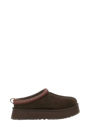UGG Suede Slip-On Clogs with Braided Collar and EVA Sole