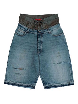 424 Double Big Daddy shorts - Blauw