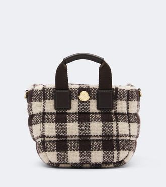 Moncler Bolso Caradoc Mini de lona a cuadros