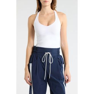 Free People Movement Good Karma Sculpt Tank in White at Nordstrom Rack, Size X-Small