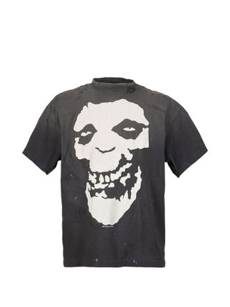 Saint Mxxxxxx Mens Printed Cotton T-Shirt