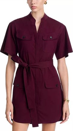 A.L.C. Quinn Mini Dress In Plum