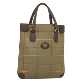 Burberry Pre-owned Tote Bags, female, Beige, Size: ONE SIZE Pre-owned Tote Bag