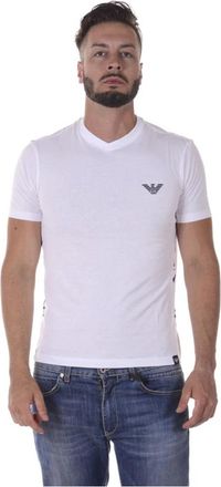 Armani Jeans AJ T-Shirt - Heren - T-shirts - Wit - S - Katoen - Tops