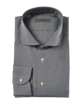 Corneliani Striped Poplin Dress Shirt