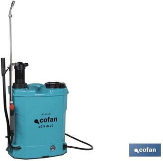 cofan Cofan - Pulverizador De Espalda 16 L Dual - El&eacute;ctrico/manual Li-ion 12 V 8.0 Ah