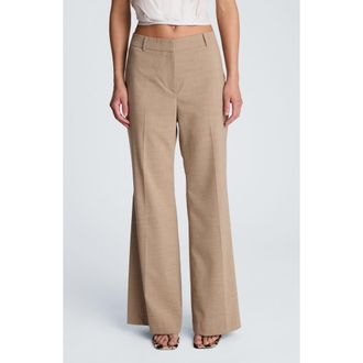 Kenneth Cole Side Slit Flare Pants in Mesataup/Wht at Nordstrom, Size 14
