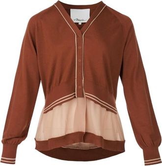 3.1 Phillip Lim layered cardigan - Orange