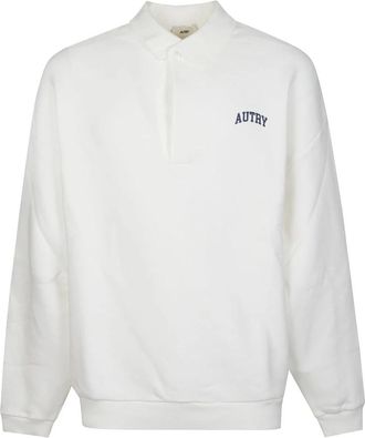 Autry College Polo Sweatshirt - Heren - Polos - Wit - XS - Katoen - Tops