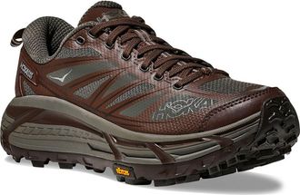 Hoka One One Mafate Speed 2 Sneaker in Asphalt Grey /Walnut at Nordstrom, Size 11.5