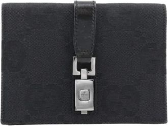 Gucci Pre-owned Canvas gucci-bags - Dames - Vintage Heuptassen - Zwart - ONE Size - Vintage