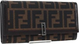 Fendi Pre-owned Vintage Lange Portemonnee - Dames - Vintage Accessoires - Veelkleurig - ONE Size - Vintage