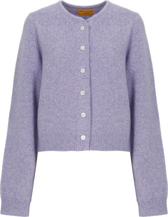 Guest In Residence Lilac Ava Cashmere-Silk Cardigan