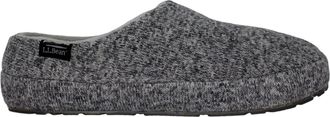 L.L.Bean Womens LL Bean L. L.Bean Sweater Fleece Slipper Scuff II Grey 504789