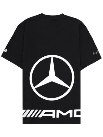 adidas Logo-Embroidered T-Shirt - Black