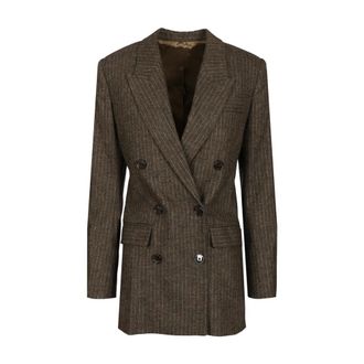 Isabel Marant Jevima Jacket - female - Isabel Marant - Blazers - Brown - M - Jackets