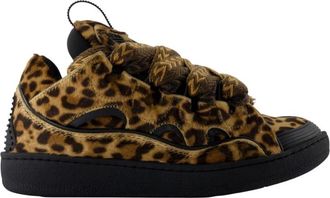 Lanvin Sneakers, female, Brown, Size: 6 US Curb Sneakers