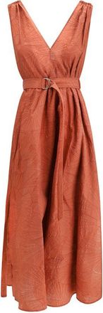 Brunello Cucinelli Multicolor Cotton Casual Womens Dress