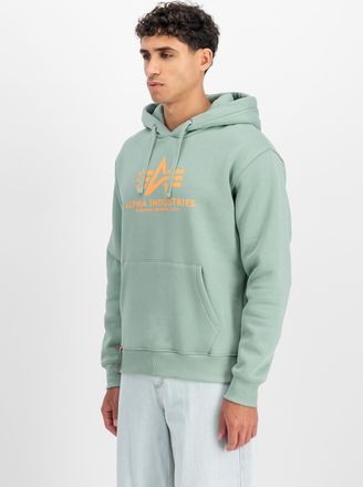 Alpha Industries Hoodie ALPHA INDUSTRIES Basic Hoodie BL, Herren, Gr. XXL, frost gr&uuml;n, Obermaterial: 80% Baumwolle, 20% Polyester, regular fit, Sweatshirts Hoodie