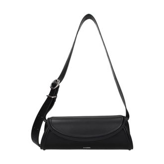 Jil Sander Borsa a Spalla in Pelle - - Bags - Donna - Nero - ONE SIZE