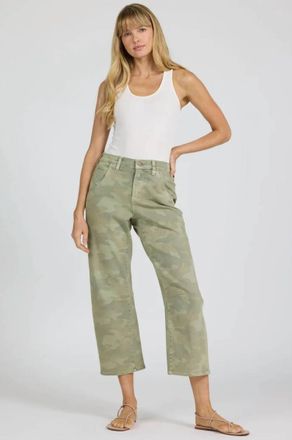 Dear John Denim Teddi Barrel Leg Pants In Riviera Camo