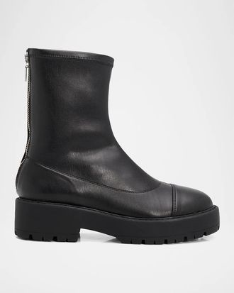 Schutz Rita 90MM Leather Platform Boots