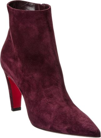 Christian Louboutin Vibella 85 Suede Bootie