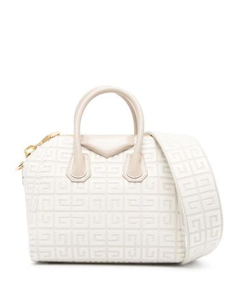 Givenchy mini Antigona 4G tote bag - Neutrals