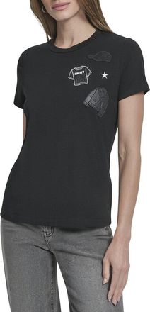 DKNY Dkny Pins And Patches Top