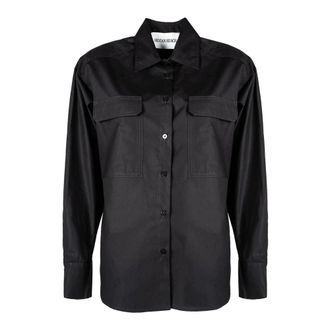Silvian Heach Losvallend Shirt - Dames - Blouses & Shirts - Zwart - Maat: S Katoen