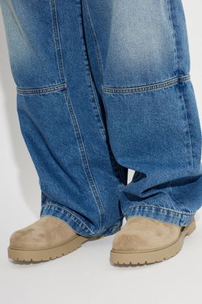 Birkenstock Highwood Slip On Mid Chelsea Boots, Mens, Beige