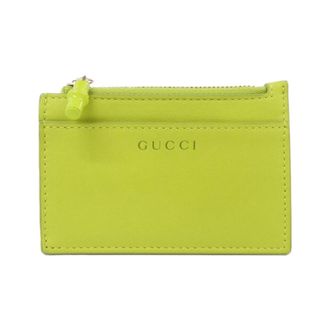 Gucci Green Leather Coin Purse/Coin Case (Pre-Owned)