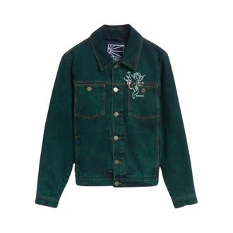 Rassvet Heren, Jassen, Groen, Maat: M Denim