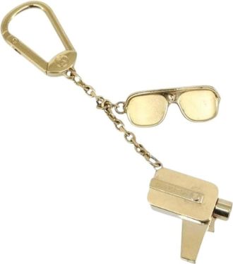Louis Vuitton Pre-owned Accessories, female, Yellow, Size: ONE SIZE Pre-owned Metal Key Holders