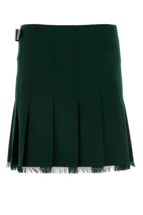 Burberry 8083029 B8636 Ivy Virgin Wool Gonne Skirt